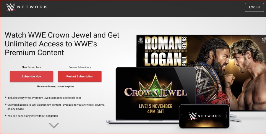 watch roman vs. paul on firestick