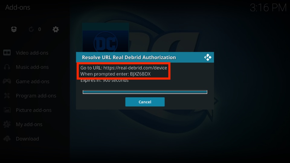 real debrid authorization