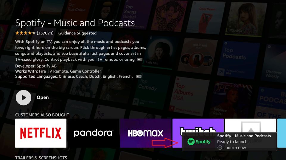 Fire clearance stick spotify