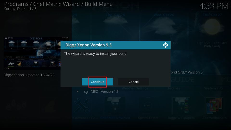 install chef wizard