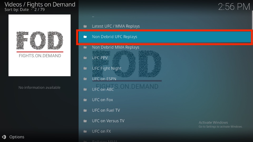 fights on demand