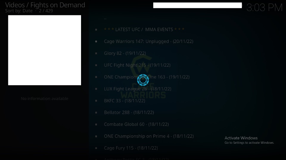 how to install fights on demand kodi addon