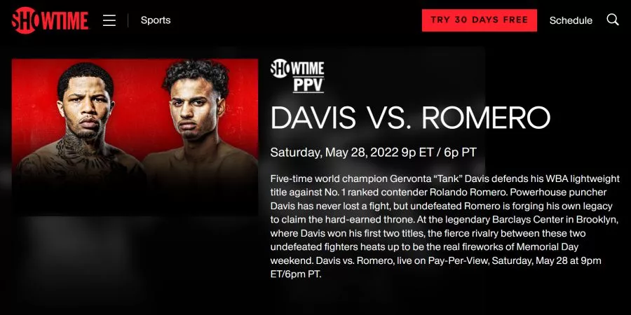 Watch Davis vs. Garcia on FireStick in the US