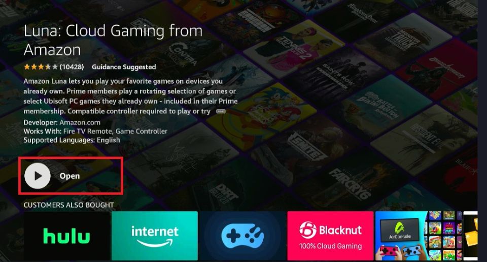 Fire TV Blacknut Cloud Gaming