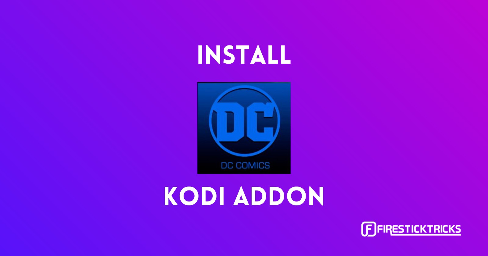 install dc universe kodi addon