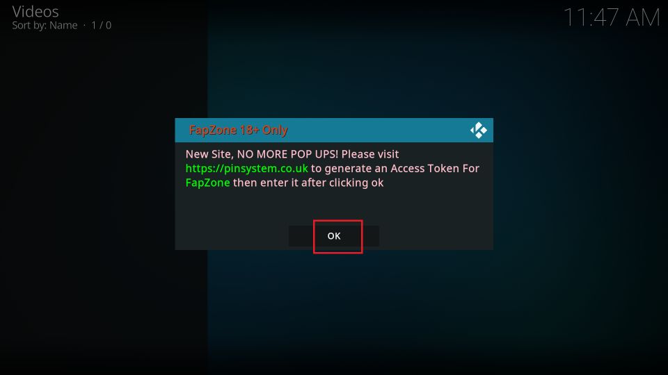 select ok