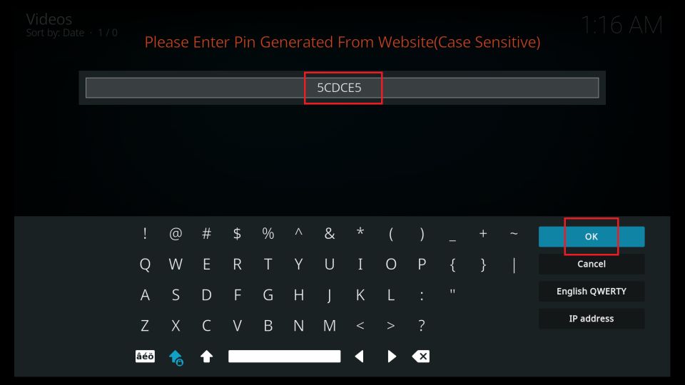 enter code