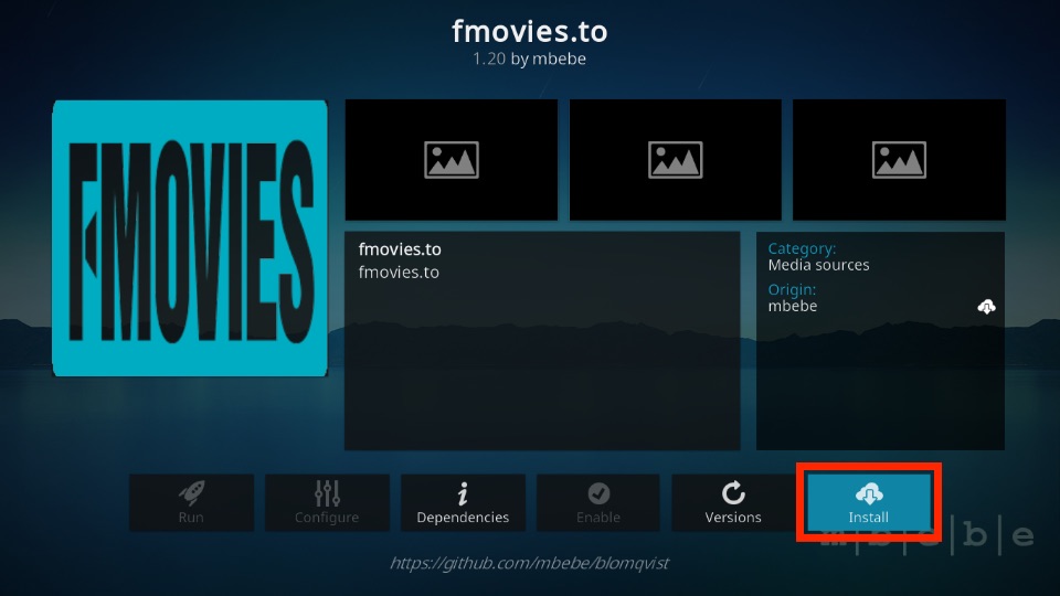 how to install fmovies kodi addon