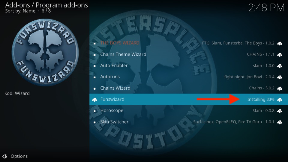 installing Funswizard