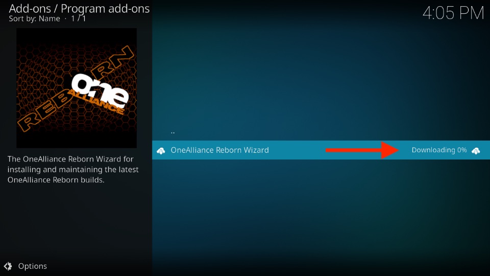 downloading OneAlliance Reborn Wizard