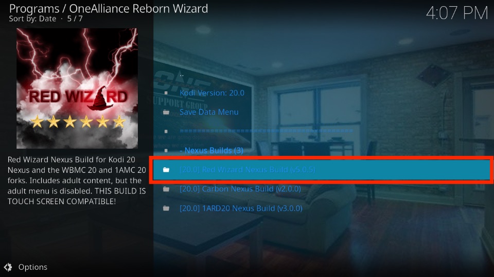 Red Wizard Nexus Build