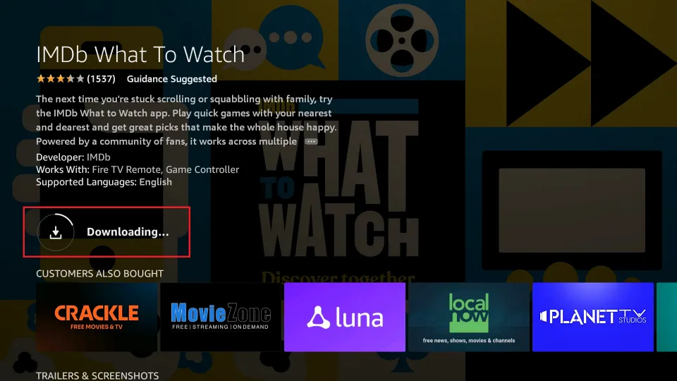 how to installl imdb what to watch on firestick