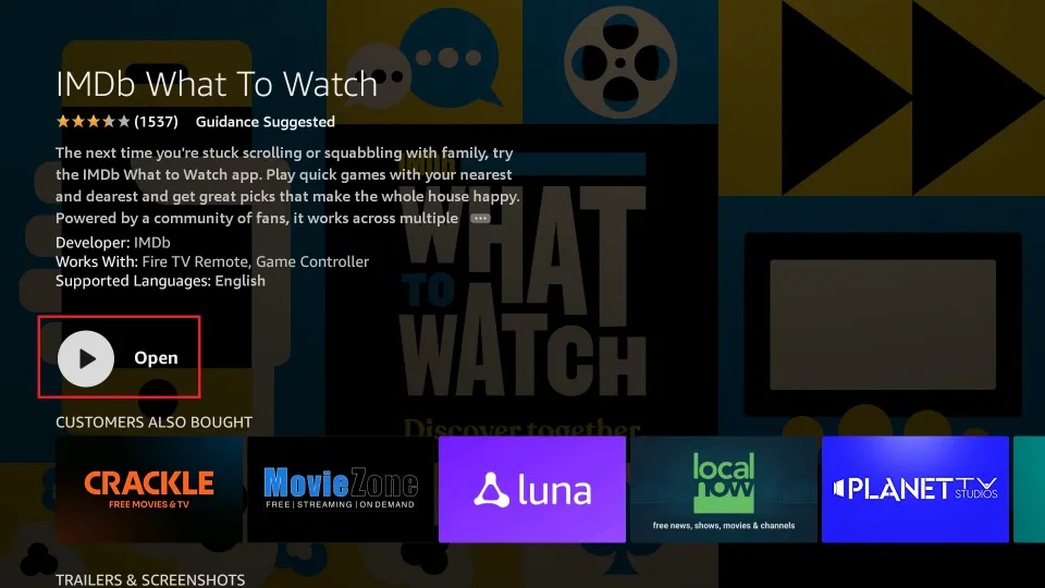 imdb what to watch on firestick