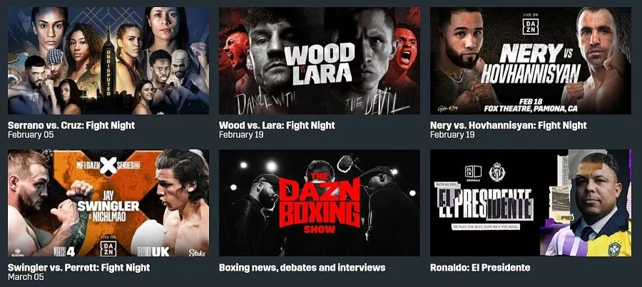 DAZN Pricing in Canada