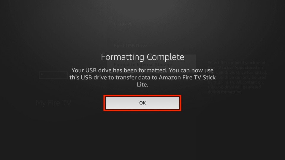 click on ok button
