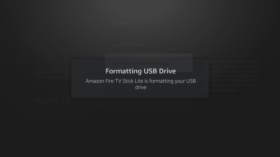 format your USB drive