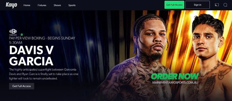 Stream Davis vs. Garcia in Australia Without Cable