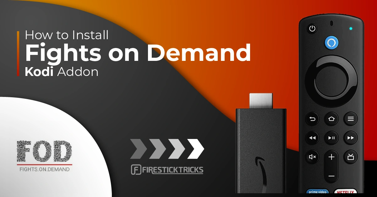 how to Install Fights on Demand Kodi Addon