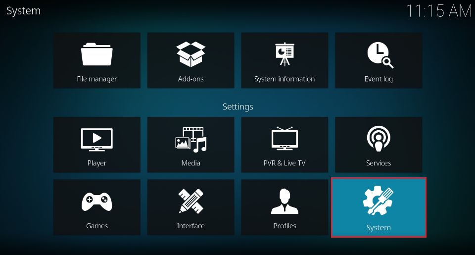 kodi system