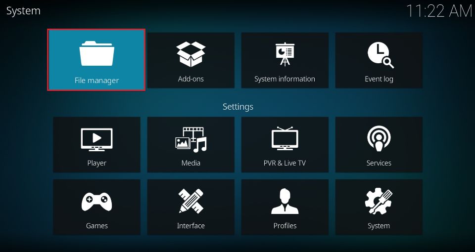 kodi file manager