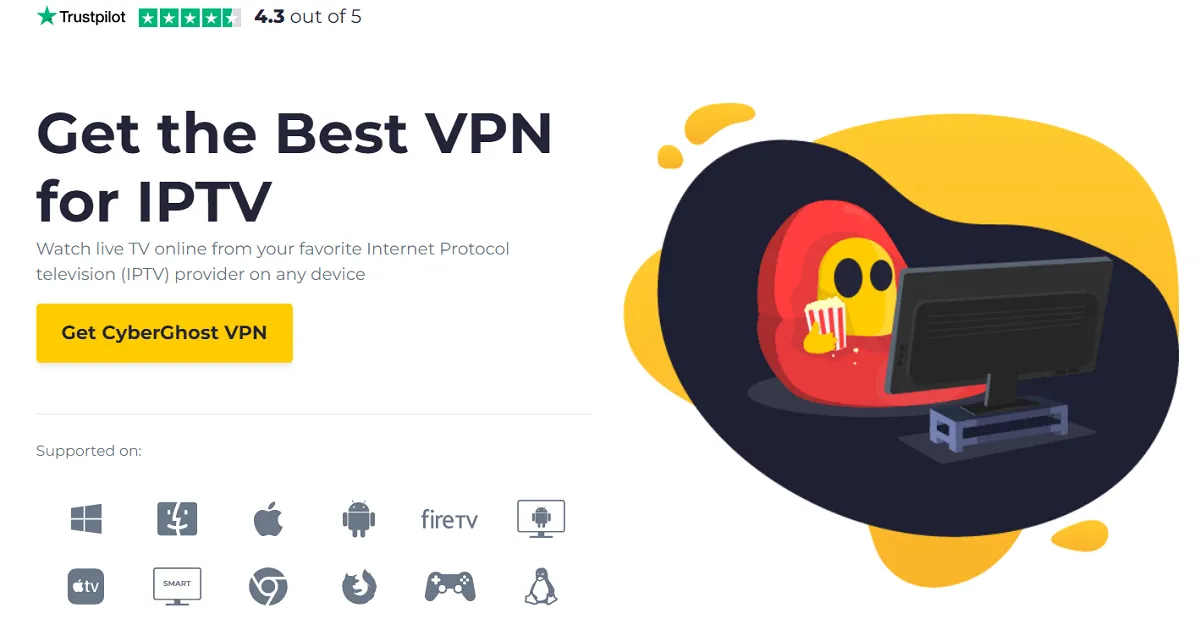 cyberghost best iptv vpn