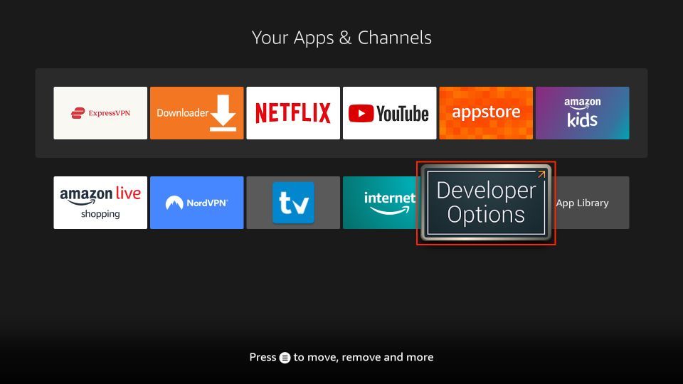 create shortcuts for firestick