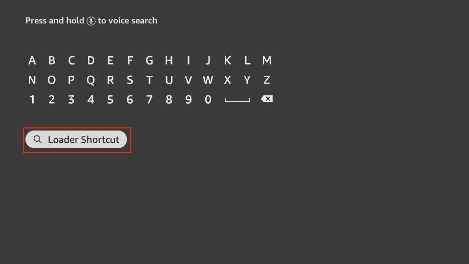 Loader Shortcut