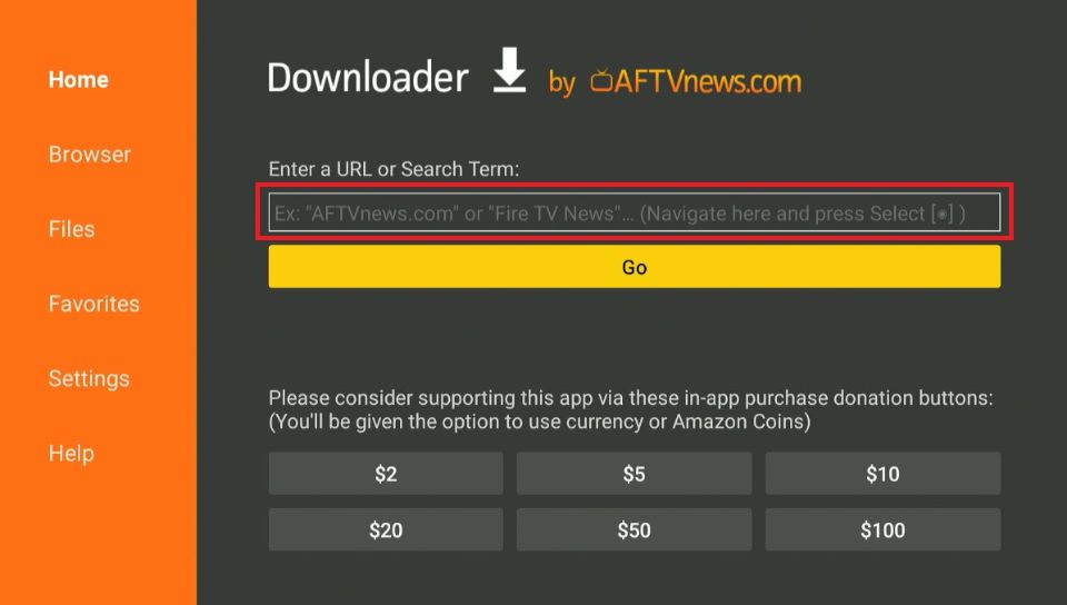 Empty Input Box