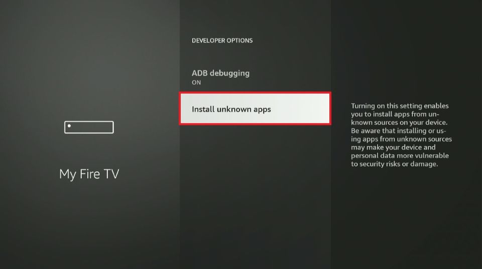 Install unknown apps
