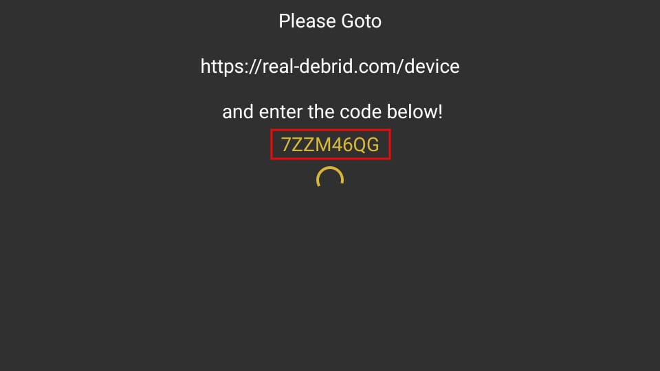 real debrid authorization code