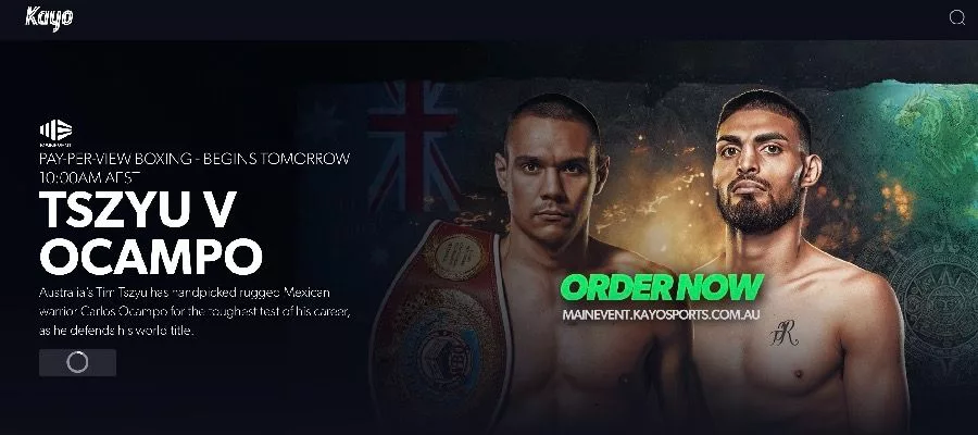 Watch Tszyu vs. Ocampo in Australia Without Cable