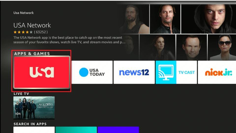 how to stream usa network