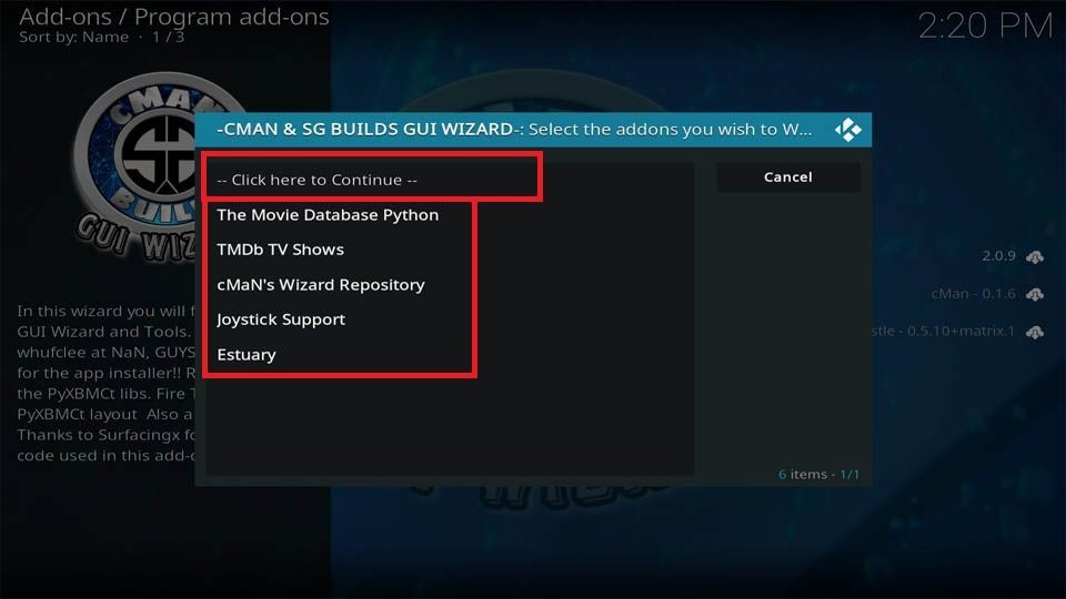 onyx build for kodi