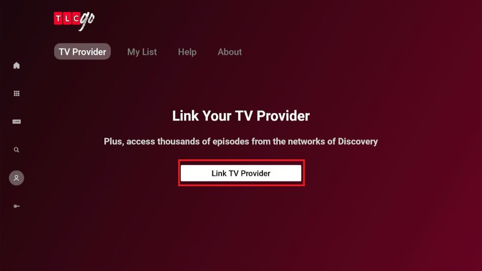 select link tv provider