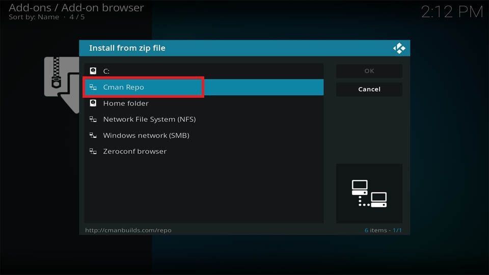 select cman repo