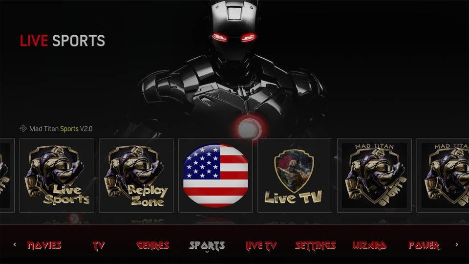 live sports screen