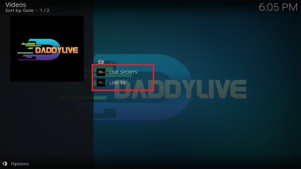 daddylive addon for kodi