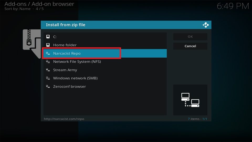 select Narcacist Repo