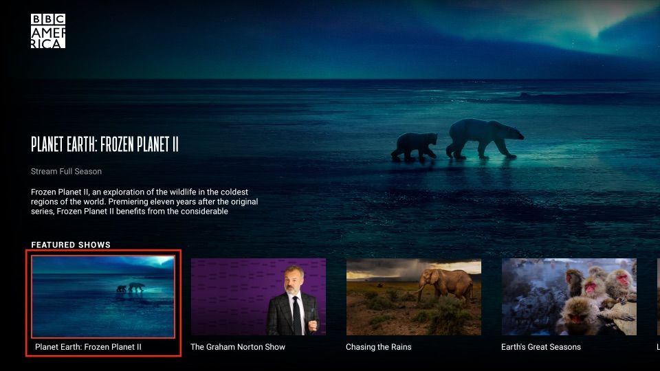 bbc america on firestick