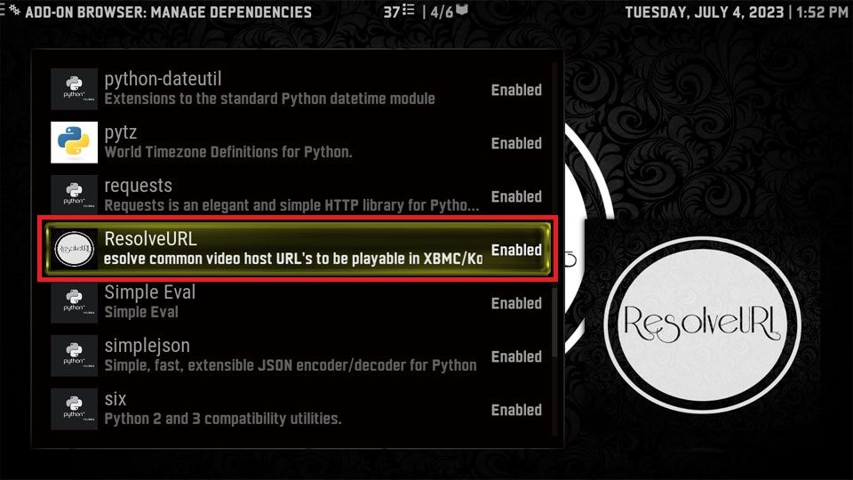 setup atypical build on kodi