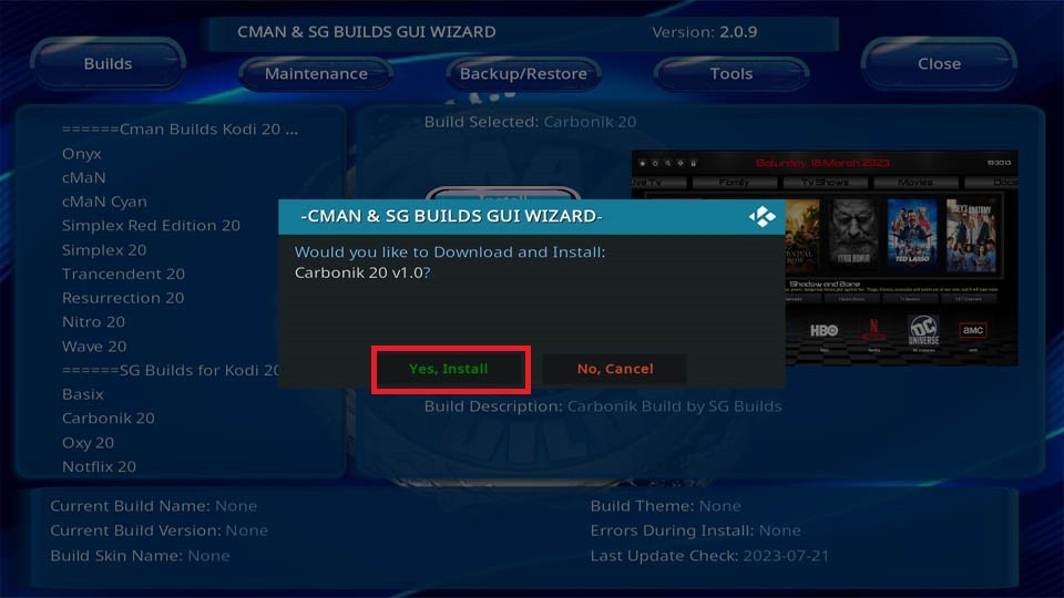 kodi build carbonik