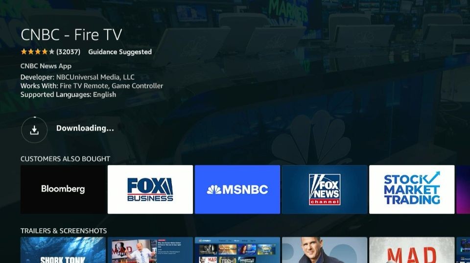 downloading cnbc