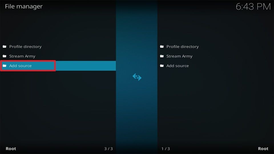 select add source