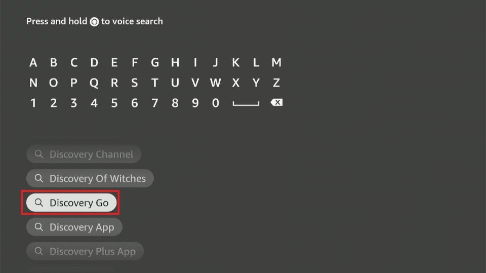 discovery go amazon fire tv