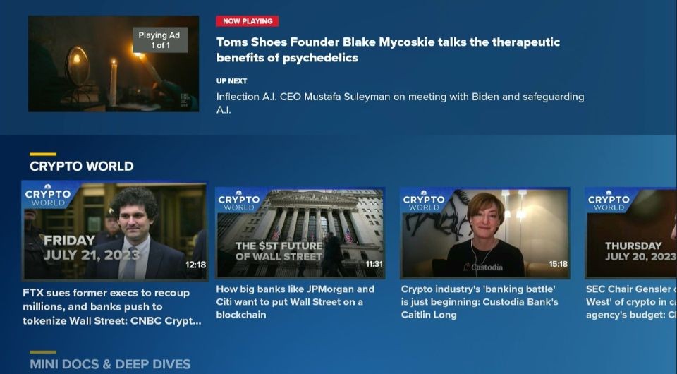 cnbc on firestick