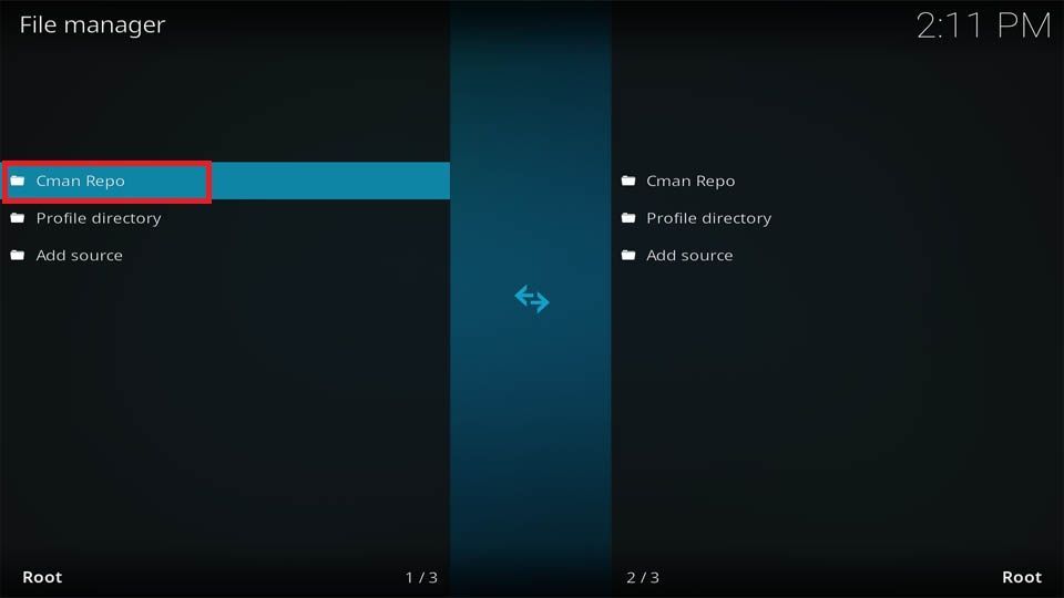 select cman repo