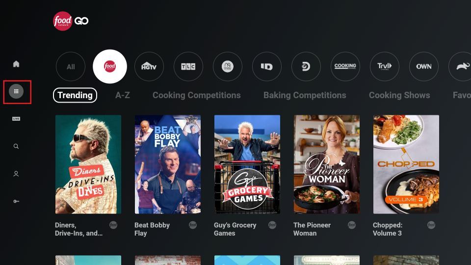 food network go guide for firestick