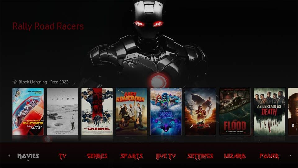onyx kodi build home screen