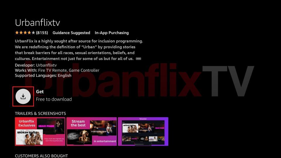 how to get urbanflix tv on firestick