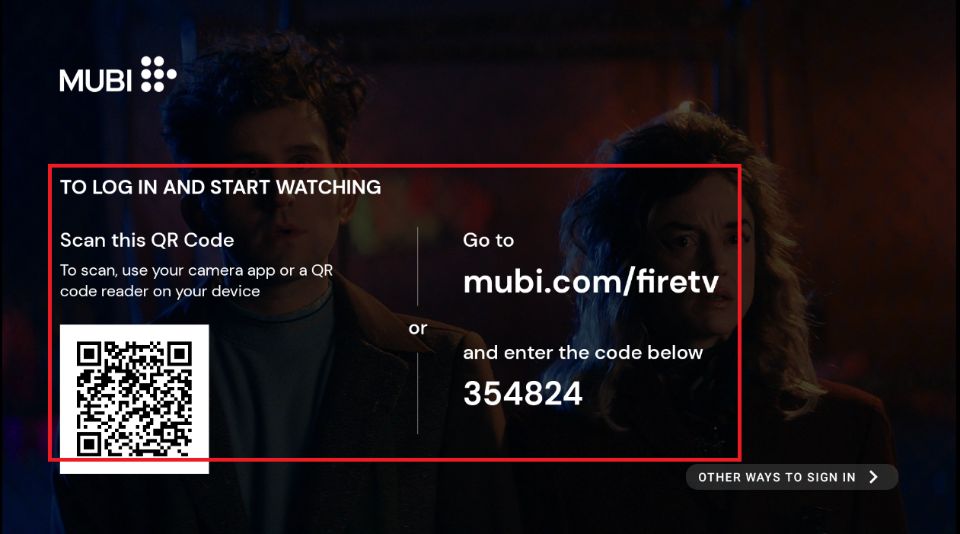 mubi code